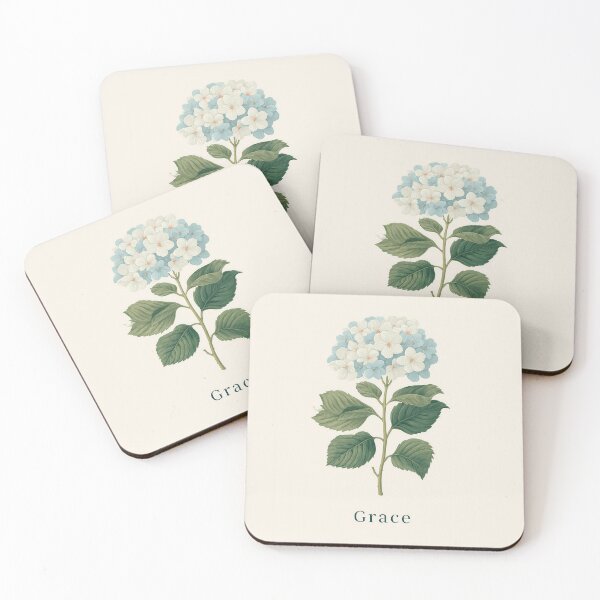 Item preview, Hydrangea Illustration – “Grace” designed and sold by BobaBunny76.