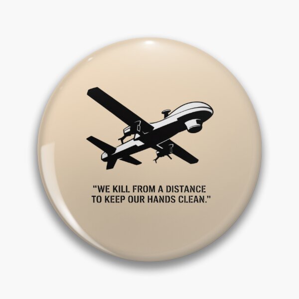 Item preview, Military Drone - we kill from a distance to keep our hands clean. designed and sold by 123ks.
