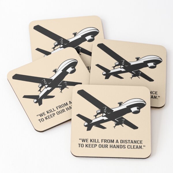 Item preview, Military Drone - we kill from a distance to keep our hands clean. designed and sold by 123ks.