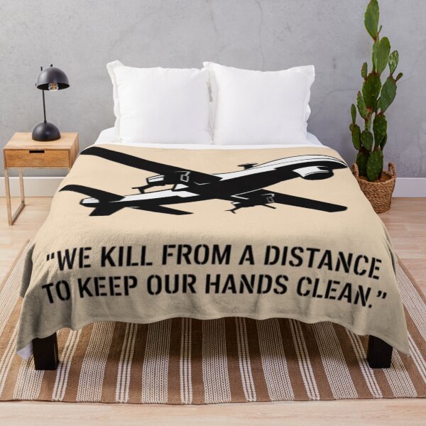Item preview, Military Drone - we kill from a distance to keep our hands clean. designed and sold by 123ks.