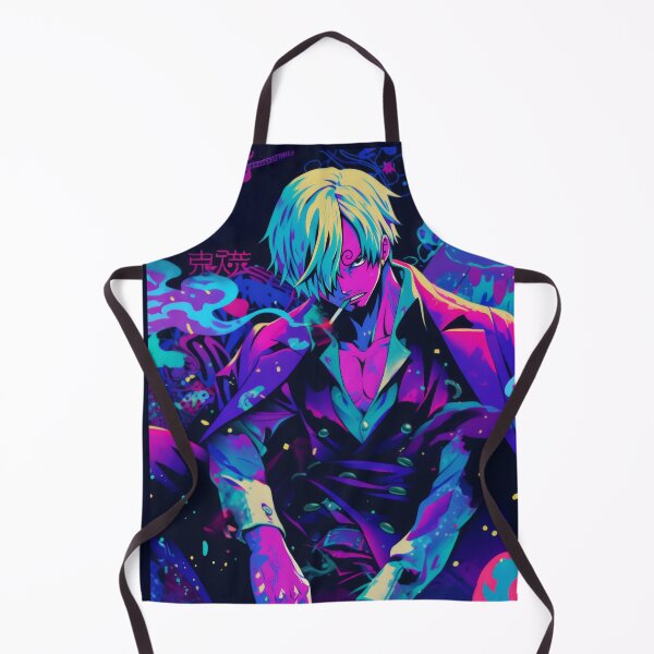 Item preview, Neon Vaporwave Sanji designed and sold by AnimeArsenalPrints.