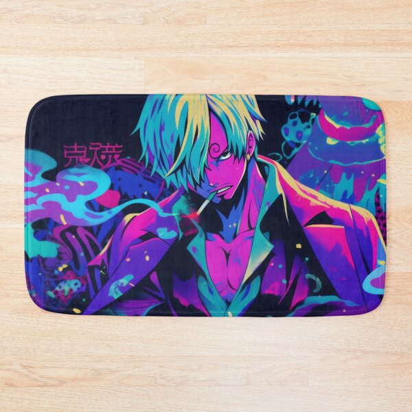 Item preview, Neon Vaporwave Sanji  designed and sold by AnimeArsenalPrints.
