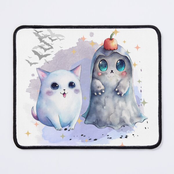 Item preview, Boo But Cute Ghost Cat Duo designed and sold by Angellacelin.