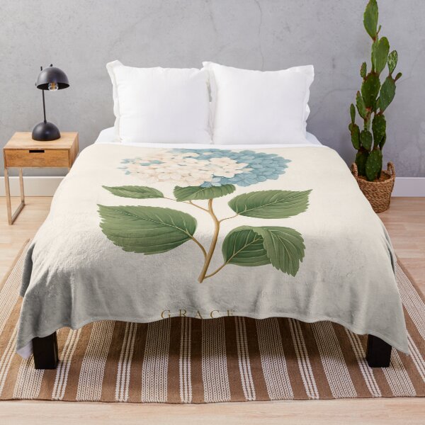 Item preview, Hydrangea Illustration – “Grace” designed and sold by BobaBunny76.