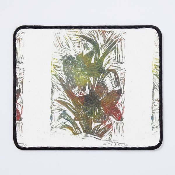 Item preview, Daffodil lino Print (mixed colours) designed and sold by Life's eye Art and photography.