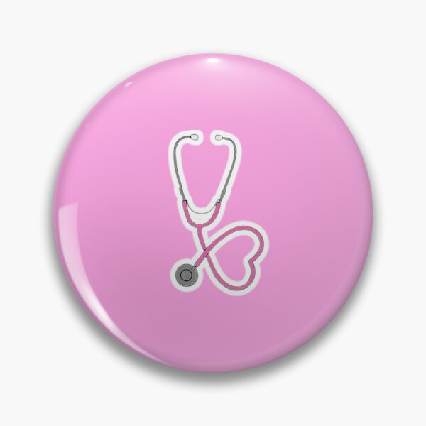 Item preview, Pink Girly stethoscope | medical student aesthetic sticker designed and sold by MedCanvas.