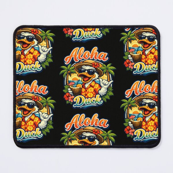 Item preview, Aloha Duck Tropical Vacation Shaka Design designed and sold by TeeTimeTreasure.