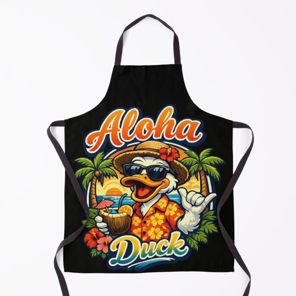 Item preview, Aloha Duck Tropical Vacation Shaka Design designed and sold by TeeTimeTreasure.