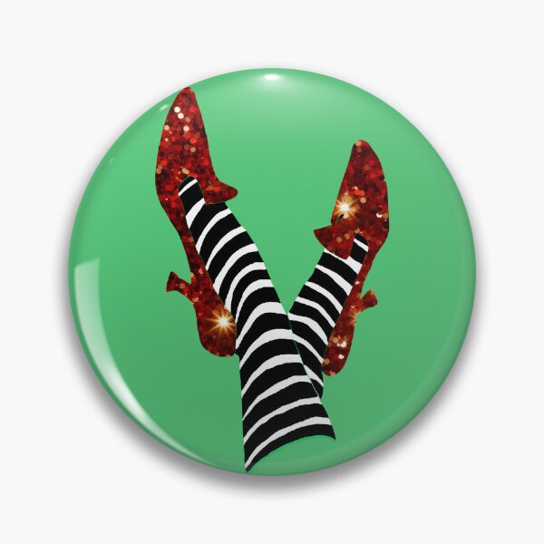 Item preview, Ruby Reign Heels – Shoes of Oz Collection – Glitter Bokeh Fantasy v1b  - #50C878 Emerald City Green background designed and sold by WheelieGdArt.