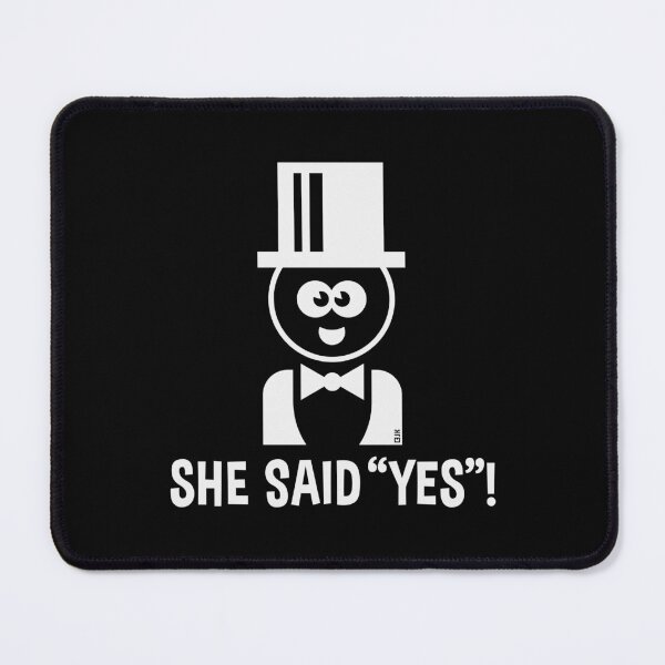 Item preview, Groom – She Said “Yes”! (Stag Night / Bachelor Party / Wedding / White) designed and sold by MrFaulbaum.
