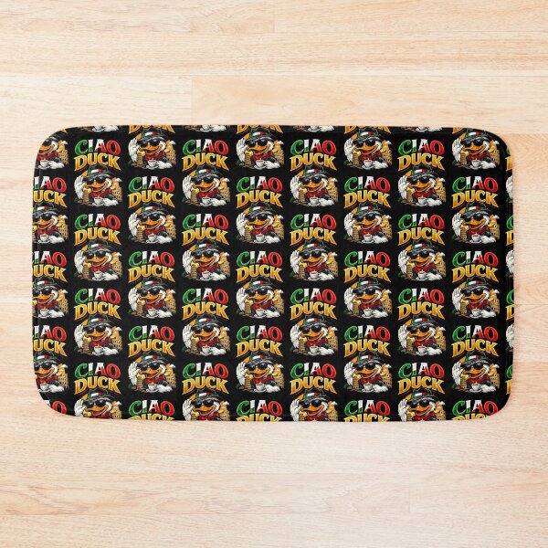 Item preview, Ciao Duck Italian Vacation Coffee Travel Design designed and sold by TeeTimeTreasure.