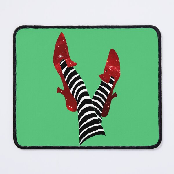 Item preview, Starfall Ruby Heels – Shoes of Oz Collection – Cosmic Glam Edition v3b - #50C878 Emerald City Green background designed and sold by WheelieGdArt.