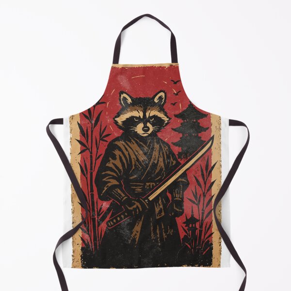 Item preview, Vintage Samurai Raccoon - Japanese Warrior Art & Retro Aesthetic designed and sold by YYoYY.