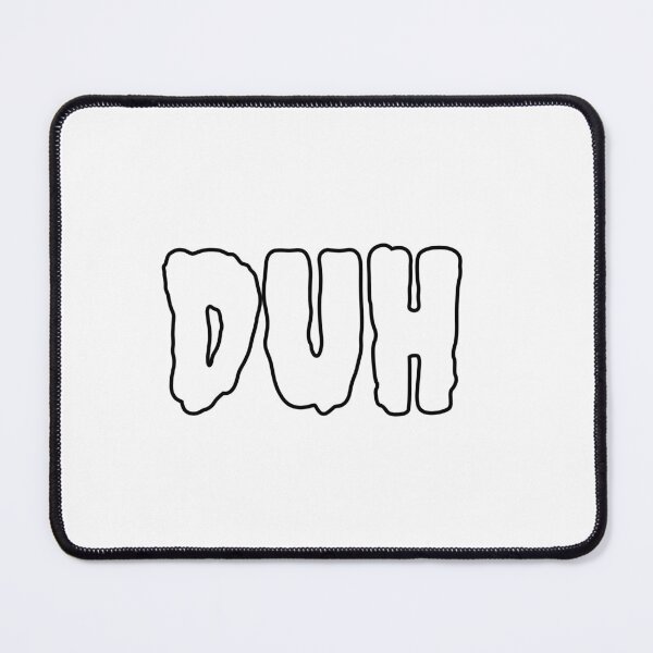 Item preview, DUH Funny Minimal Typography | Sarcastic Attitude Quote T-Shirt designed and sold by QuirkyCloud Designs.