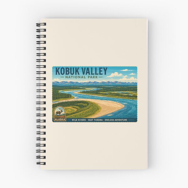 Item preview, Kobuk Valley National Park Retro Design designed and sold by Gideon Emmerich.