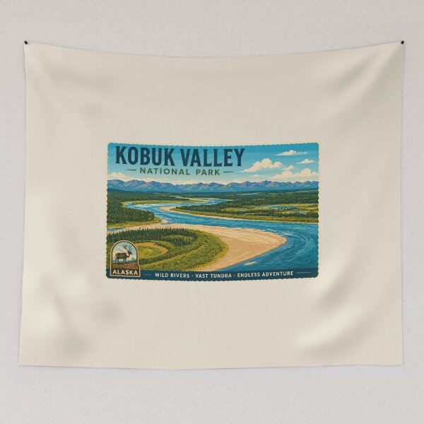 Item preview, Kobuk Valley National Park Retro Design designed and sold by Gideon Emmerich.