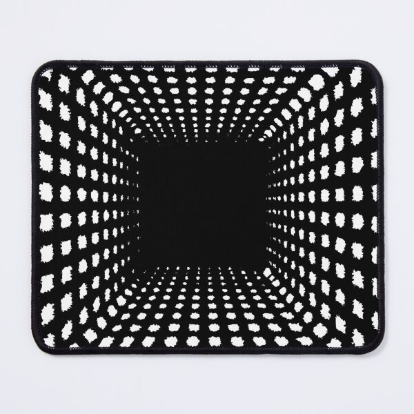 Item preview, Abstract black and white sqauared distorted ornament pattern 127sm designed and sold by 127sm.