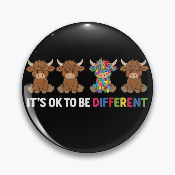Item preview, It's Ok To Be Different Shirt, Autism Awareness, Different Cow, Motivational Shirt, Be Yourself   designed and sold by Artovista Vision.