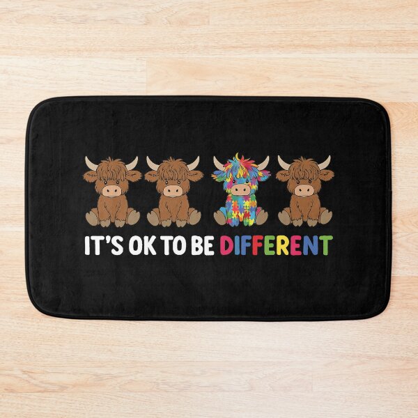 Item preview, It's Ok To Be Different Shirt, Autism Awareness, Different Cow, Motivational Shirt, Be Yourself   designed and sold by Artovista Vision.