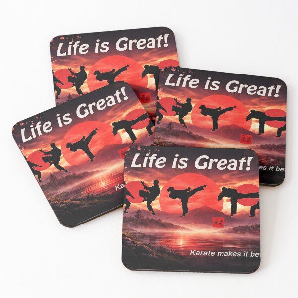Item preview, Life is Great – Martial Arts Strength & Discipline designed and sold by Fei Long Design Hub.