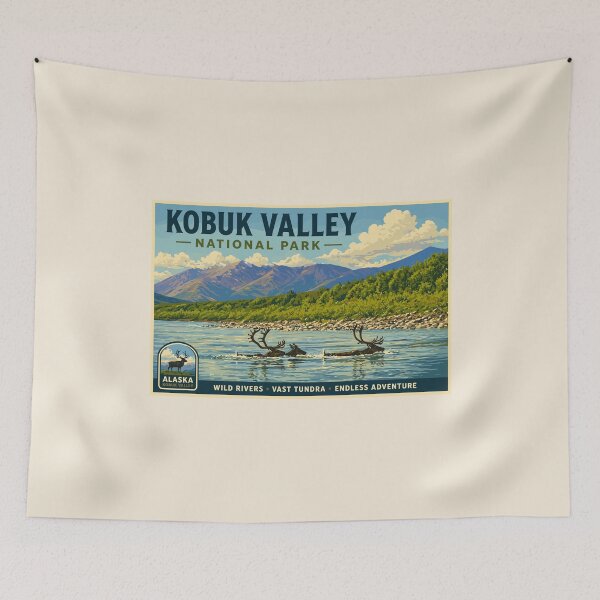 Item preview, Kobuk Valley National Park Retro Design designed and sold by Gideon Emmerich.