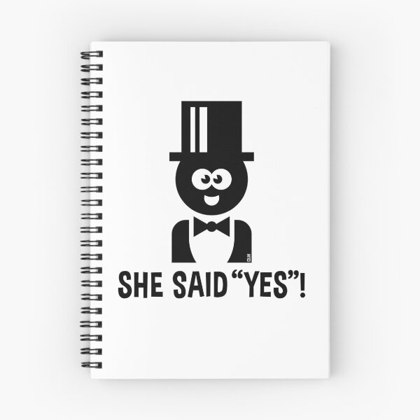 Item preview, Groom – She Said “Yes”! (Stag Night / Bachelor Party / Wedding / Black) designed and sold by MrFaulbaum.