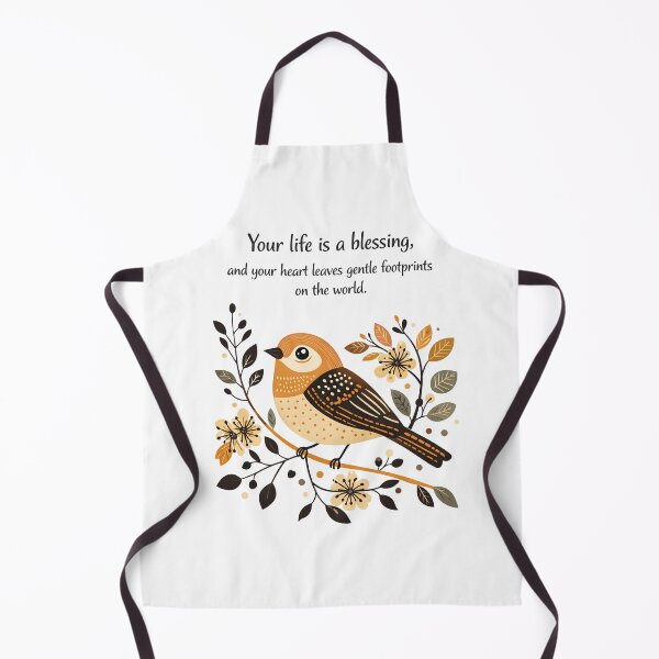 Item preview, Your Life Is a Blessing Bird Wall Art, Nursery Quote Print, Floral Nature Decor designed and sold by LoveNurseries.