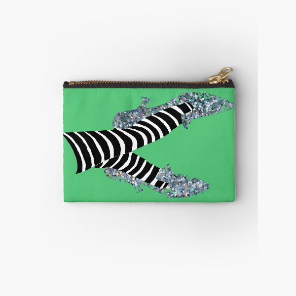 Item preview, SILVER SHOES (background adjustable) v1b  - #50C878 Emerald City Green background designed and sold by WheelieGdArt.