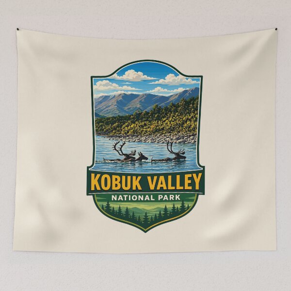 Item preview, Kobuk Valley National Park Retro Design designed and sold by Gideon Emmerich.