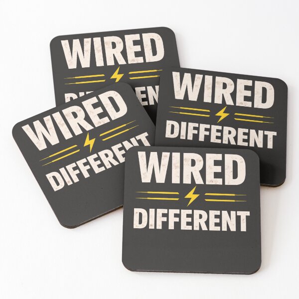 Item preview, Wired Different Electrician Funny Electrician Shirt designed and sold by Drip5.