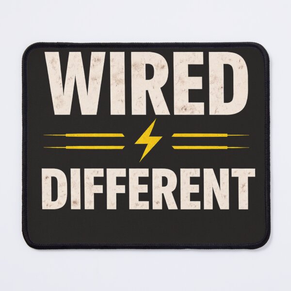 Item preview, Wired Different Electrician Funny Electrician Shirt designed and sold by Drip5.