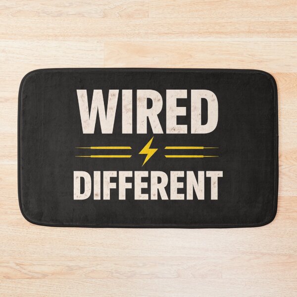 Item preview, Wired Different Electrician Funny Electrician Shirt designed and sold by Drip5.