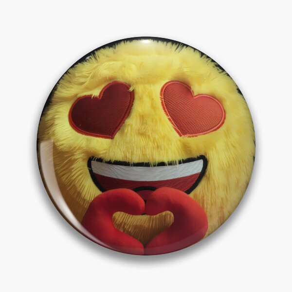 Item preview, Love emoji plush. designed and sold by MyHappyArtShop.