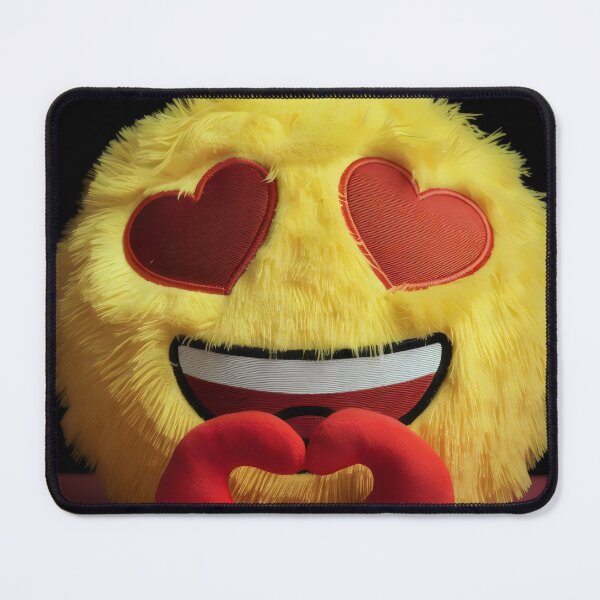 Item preview, Love emoji plush. designed and sold by MyHappyArtShop.