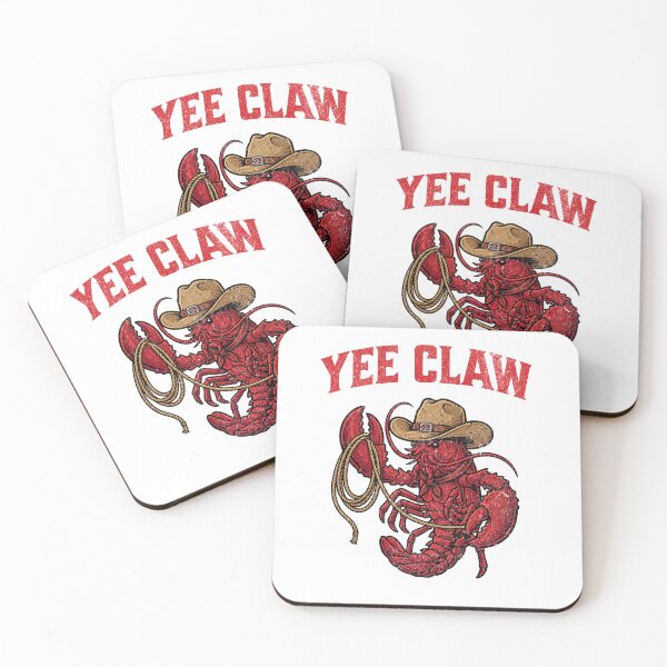 Item preview, Funny Lobster Cowboy Crab Trendy Yee Claw Meme Crawfish designed and sold by AlexaTees.