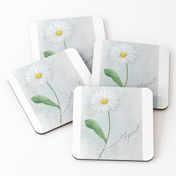 Item preview, Spring - April Watercolor Flower – Daisy: Purity designed and sold by MiniRadiance.
