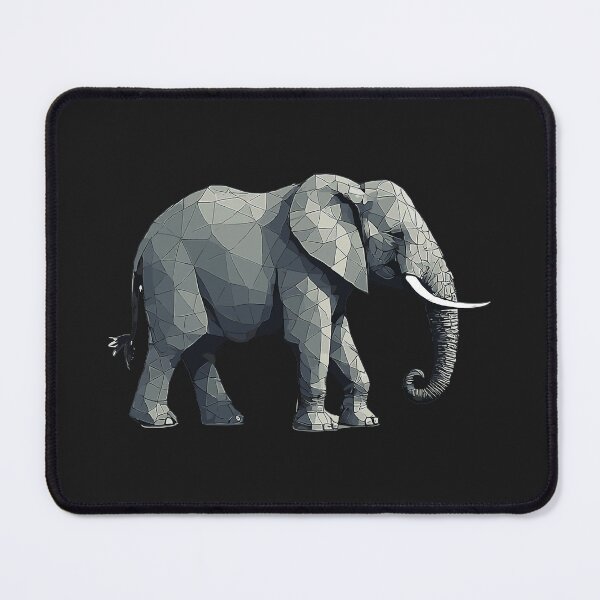 Item preview, Geometric Elephant – Modern Animal Art designed and sold by Tklezardesigns.
