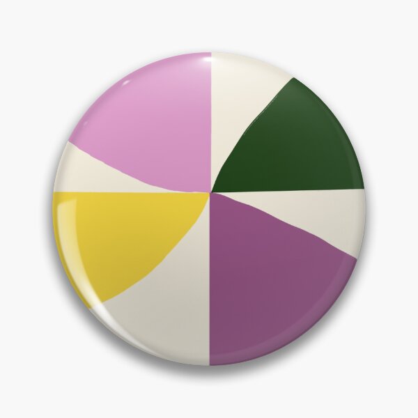 Item preview, Modern Bauhaus Geometric (purple pink yellow green) designed and sold by Designs by Sara Felton.