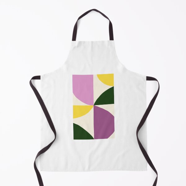 Item preview, Modern Bauhaus Geometric (purple pink yellow green) designed and sold by Designs by Sara Felton.