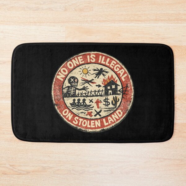 Item preview, No One is Illegal on Stolen Land designed and sold by DIRTYDUNNZ.