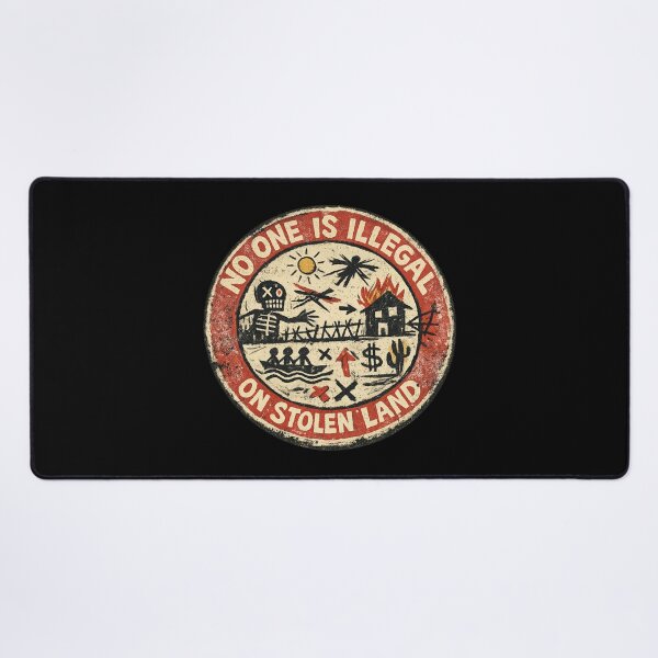 Item preview, No One is Illegal on Stolen Land designed and sold by DIRTYDUNNZ.