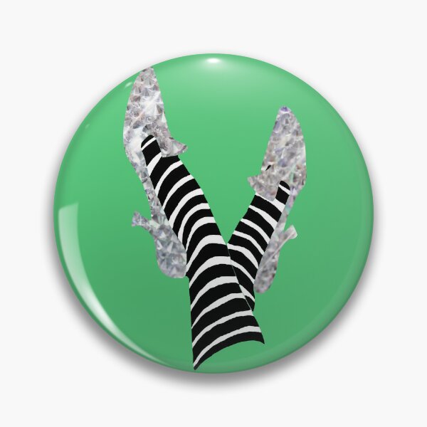 Item preview, Prism Heels – Shoes of Oz Collection – Diamond Light Edition v3 - #50C878 Emerald City Green background designed and sold by WheelieGdArt.