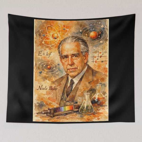 Item preview, Niels Bohr designed and sold by Sarcastic designs.