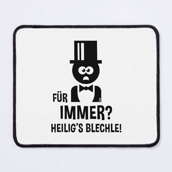 Item preview, Groom – Forever? Holy cow! (Bachelor party / Stag party / Black) designed and sold by Roderix.