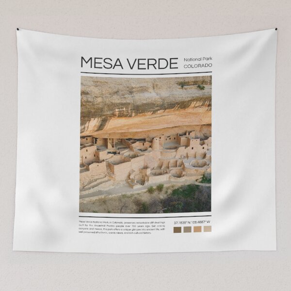 Item preview, Mesa Verde National Park - Colorado  designed and sold by StudioRedKoala.