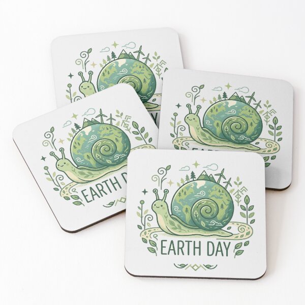 Item preview, EARTH DAY SNAIL , NATURE ART designed and sold by Lozarux.