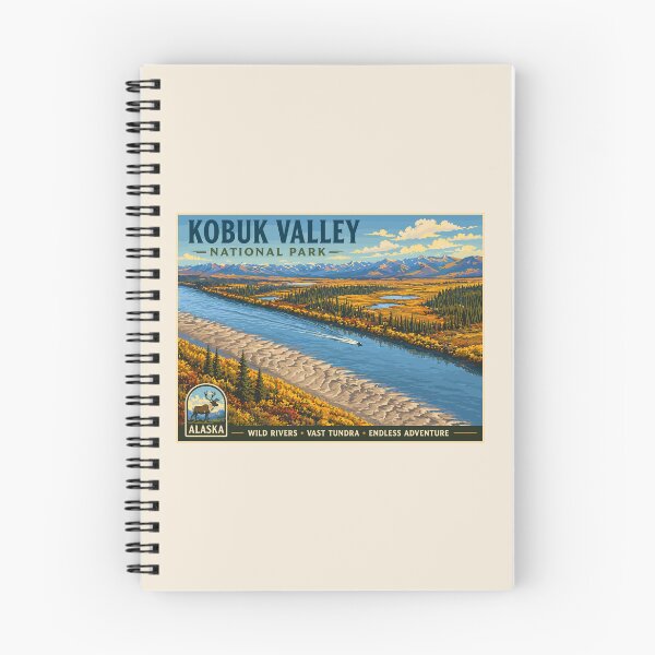 Item preview, Kobuk Valley National Park Retro Design designed and sold by Gideon Emmerich.