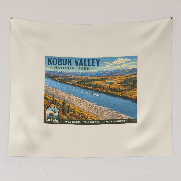 Item preview, Kobuk Valley National Park Retro Design designed and sold by Gideon Emmerich.