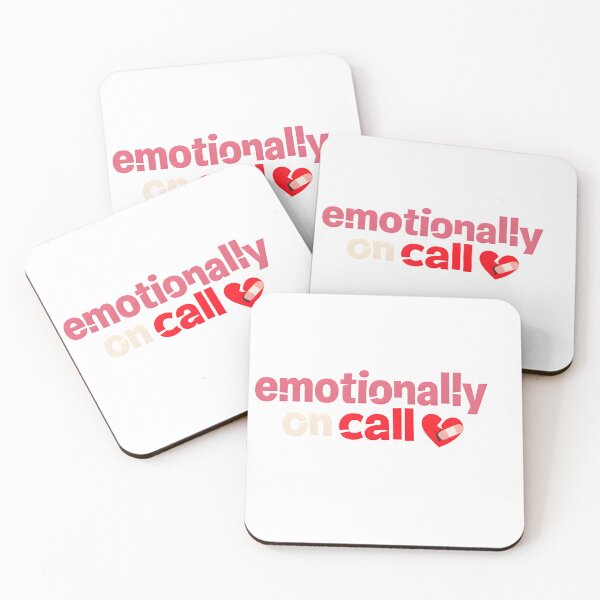 Item preview, "Emotionally On Call" | Aesthetic Nurse & Mental Health Awareness Gift designed and sold by Naviora.