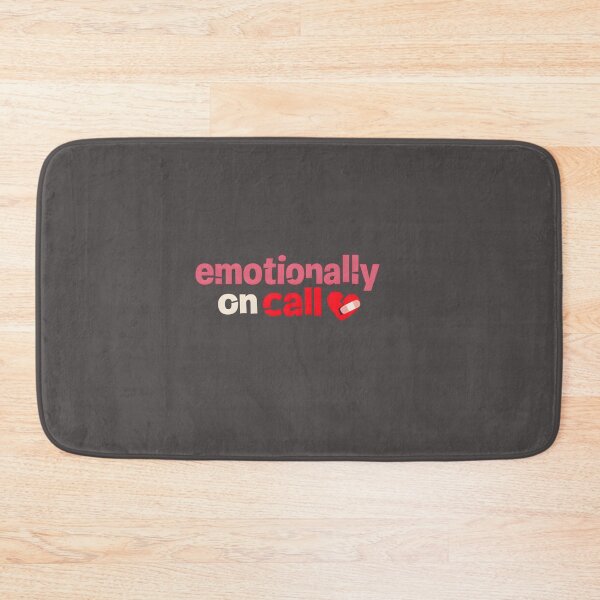 Item preview, "Emotionally On Call" | Aesthetic Nurse & Mental Health Awareness Gift designed and sold by Naviora.